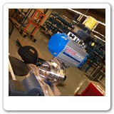 Sanitary butterfly valve with actuator