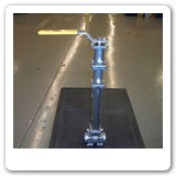 Cryogenic ball valve with extension