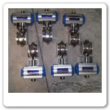 Cipriani sanitary butterfly valve with actuator